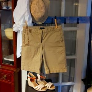 JCrew Boyfriend Khaki Bermudas